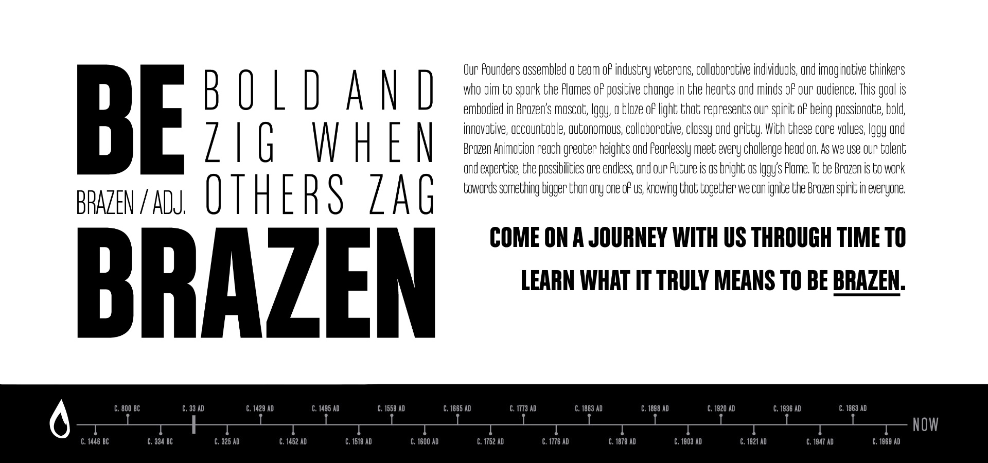 Brazen_Website_Timeline_BeBrazen